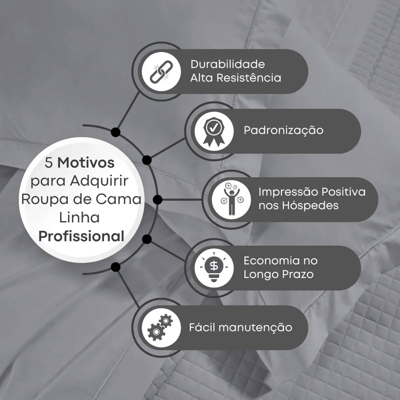 Jogo de Cama Casal 4 Peças 180 fios Madri Teka Profiline