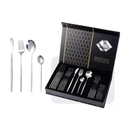 24pcs conjunto de talheres de aço inoxidável