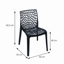 Cadeira Gruvyer - Preta
