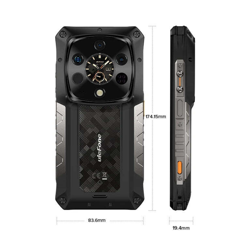 Ulefone Armor 28 Ultra - 5G 6.67" FHD+ Android 15 Dimensity 9300+ 16GB+1TB 50MP 8K Noturna IP68