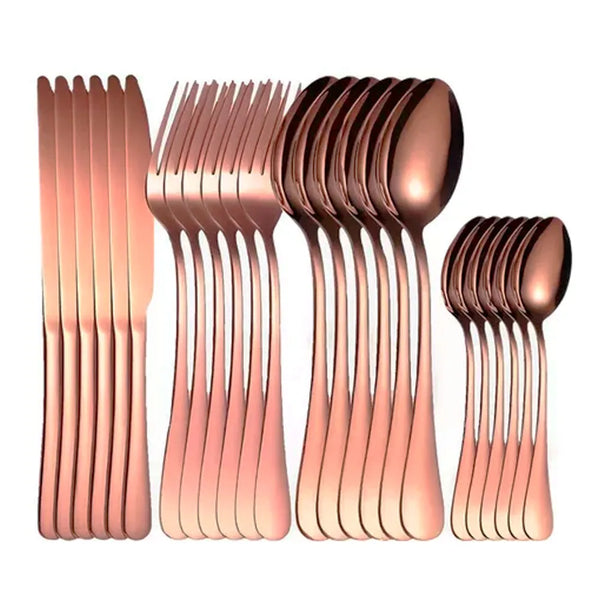 Conjunto de Talhes cor Rose com Suporte - 25 peças